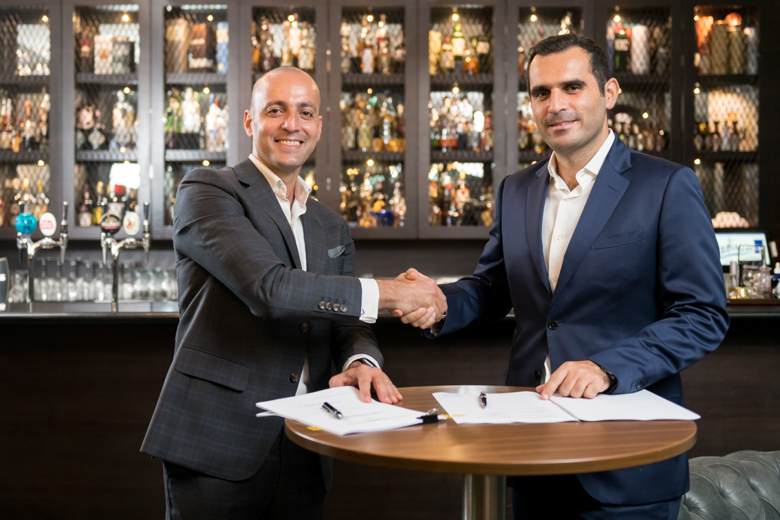 Anda Hotel Athens a member of Radisson Individuals Elie Milky RHG Kamal Nazha GLI at Contract Signing 1 1