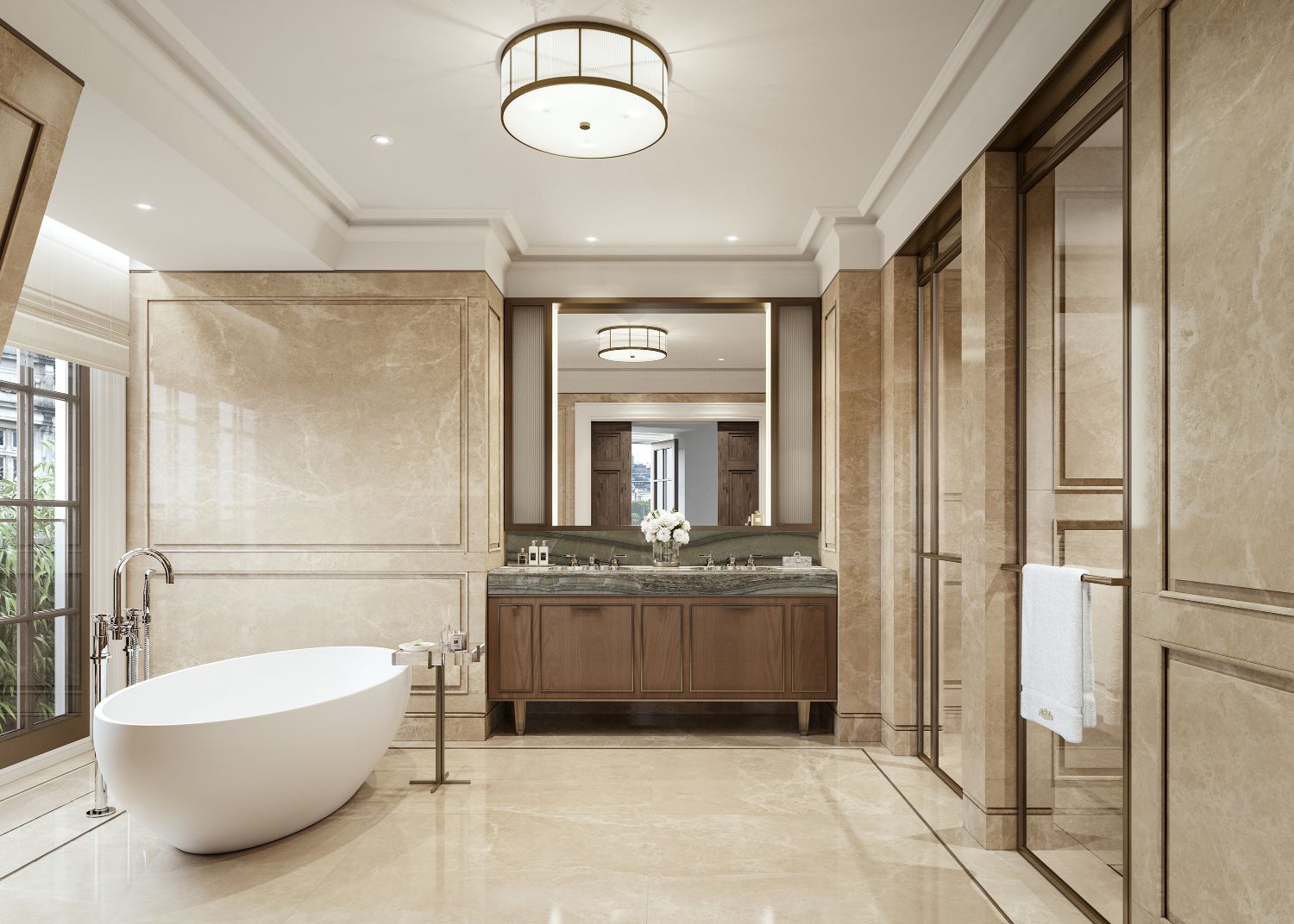 The OWO master ensuite bathroom Image credit Grain London1