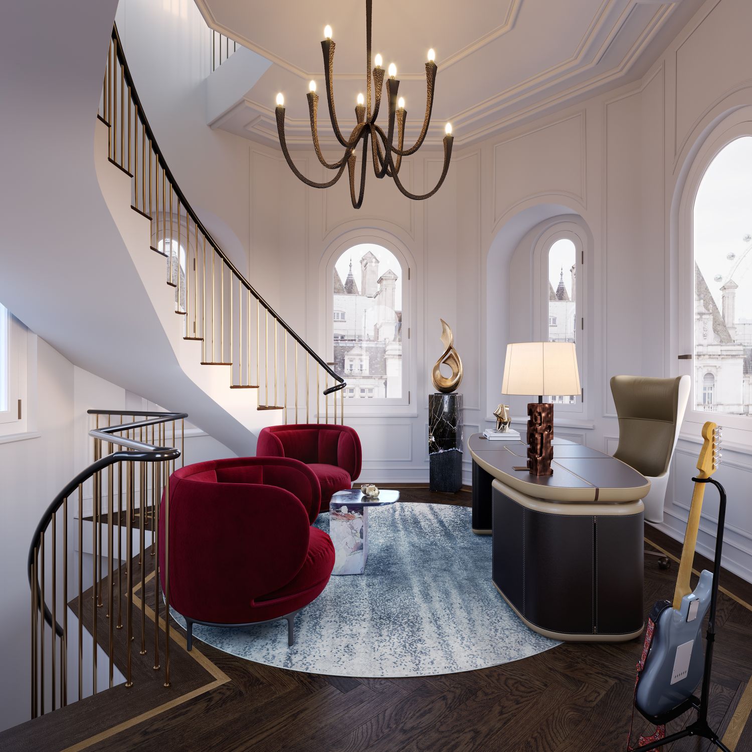 The OWO residence turret Image credit Grain London
